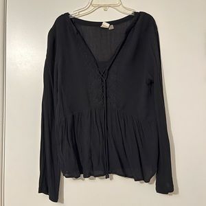 Roxy loose long sleeve top